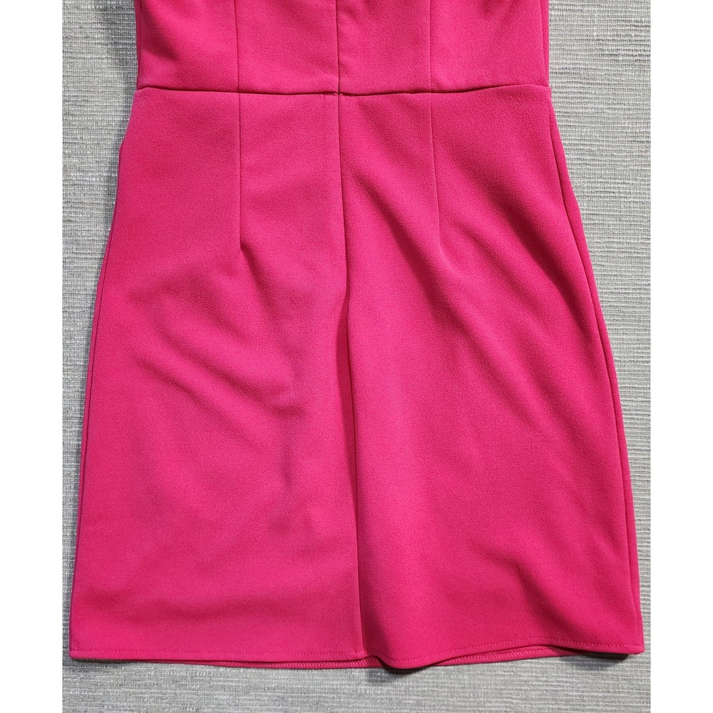 fab'rik fuchsia Halter Neck Mini Dress Sleeveless Cocktail Party Size M - Picture 9 of 11